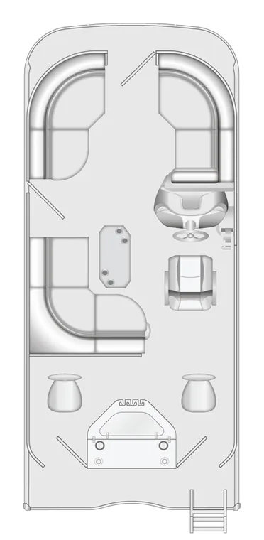 2026 Berkshire 20RFC CTS pontoon floorplan layout