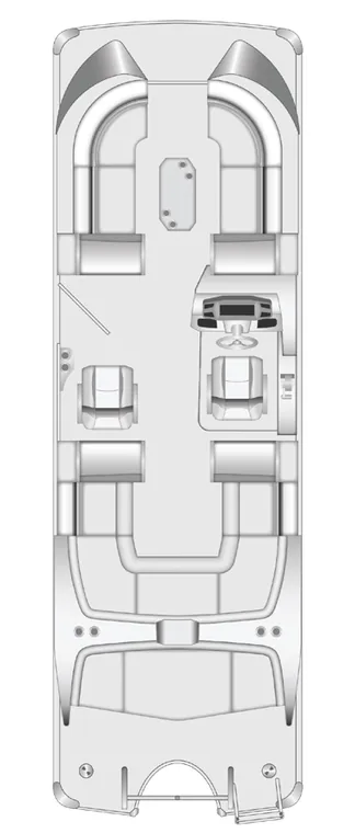 2026 Berkshire Sport CL9 pontoon floorplan layout
